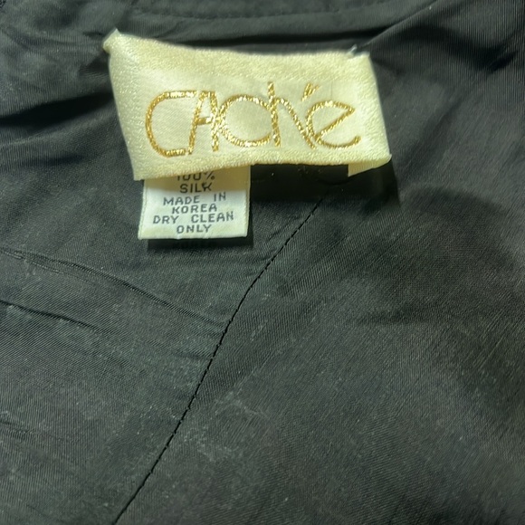 Cache Silk Sequins Multi Color Dress - Picture 4 of 5